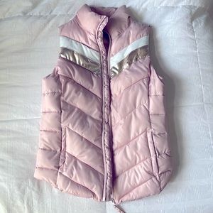 SO Pink Girls Puffer Vest Jacket
